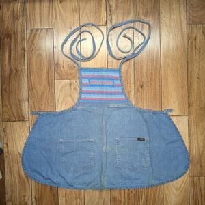 Slantzi Vintage Denim Apron (OS)